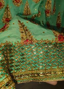 Green Suit With Heavy Work