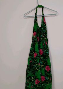Floral Halter Dress