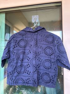 Schifilli Navy Blue Top