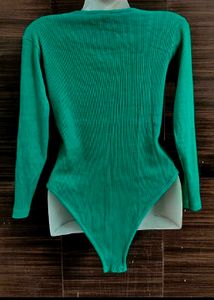 Green Bodysuit Top