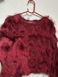 Red Netted Top
