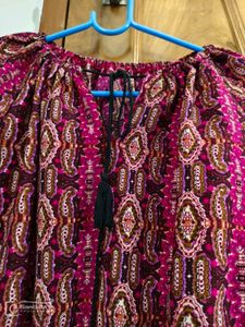 Boho Print Mini Dress