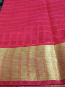 Elegant Red Saree