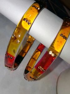 Multicolour Glass Bangles