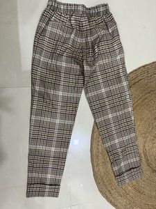 Checkered Casual Pants Combo