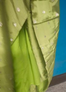Lime Green Embroidered Maxi Dress