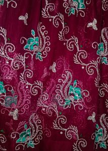 Beautiful Rani Pink Saree For Festive Wear