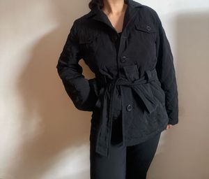 🌈ESPRIT Quilted Belted Jacket