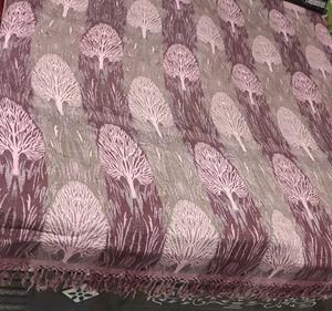 Mauve Color Winter Bedsheet Double Bed