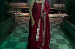 Elegant Red Kurta Set