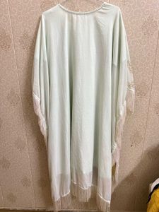 Floral Embroidered Kaftan Kurta