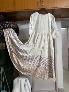 Floral Embroidered Kurta Gown