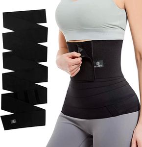 Boldfit Slim Belt for Belly Fat -3 Meter Black