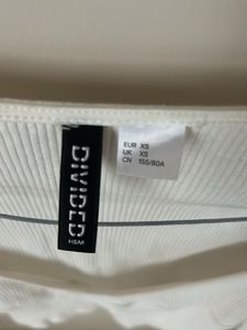 White Long Sleeve Top