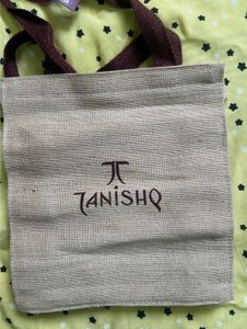Tanishq Jute Bag For Jewellery