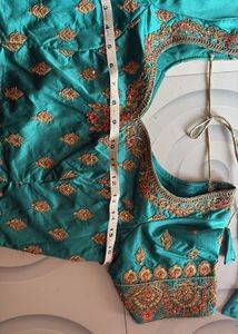 Blue Handwork Wedding Lahenga