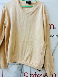 Mens Beige Sweater In Good Condition