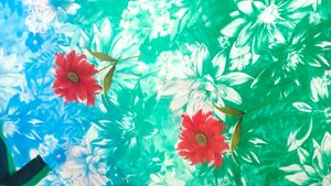 Floral Print Fabric