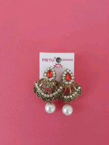 Pearl &amp; Gem Earrings