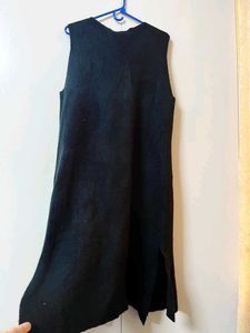 Sleeveless Long Sweater