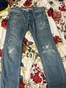Ripped Denim Jeans
