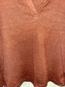Brown Long Sleeve Top