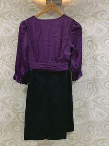 Stylish Two-Tone Dress