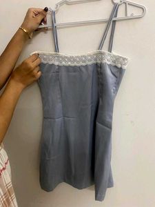 Lace Trim Slip Dress