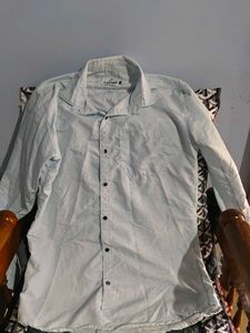 Striped Button-Down Shirt