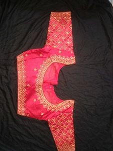 Red Readymade Blouse