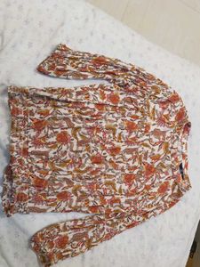 Flower Print Top