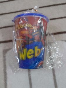 Pack Of 1 spiderman Glass (Sipper)