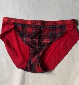 Guess Red Plaid Briefs