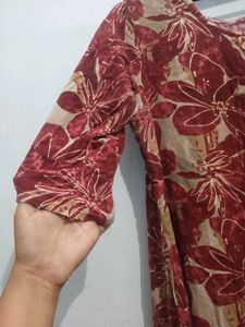 Floral Button-Down Top