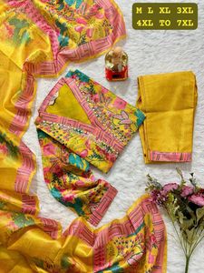 Kurti With Pant And Dupatta Set