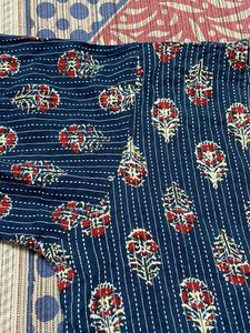 Blue Printed Short Kurti For Women