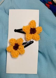 Sunflower Hair Clips (Set of 2)