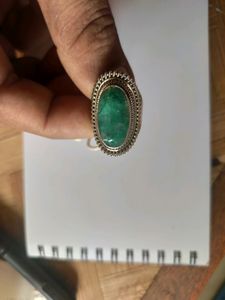 New Emerald Green Stone Ring