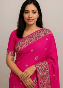 Elegant Pink Saree