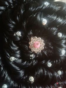 Elegant Black Hair Bun