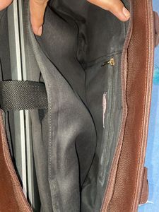Brown Laptop Tote Bag
