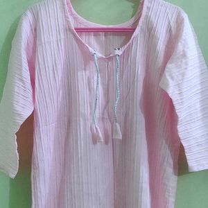 Pretty Pink Short Kurti/Top - Brand New