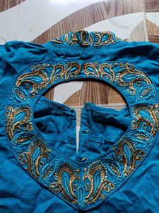 sky blue colour blouse