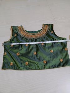 BEAUTIFUL SATIN BLOUSE /LEHENGA TOP