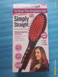 Hair Straightener Brush ( Ceramic)
