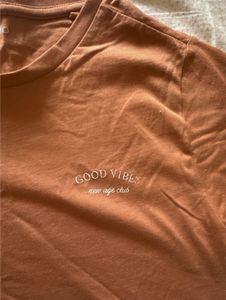 Brown Casual T-Shirt