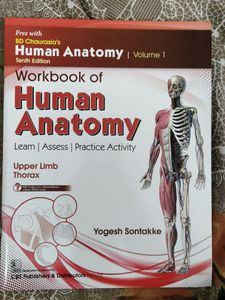 Human Anatomy Textbook with free workbook