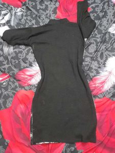 Patterned Black &amp; White kurta