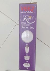Veer Royal 10pcs Stainless Steel Dinner Set