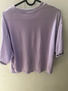 Puma Crop  Lavender T-shirt